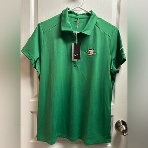 Oregon Ducks Nike Green Golf Polo
